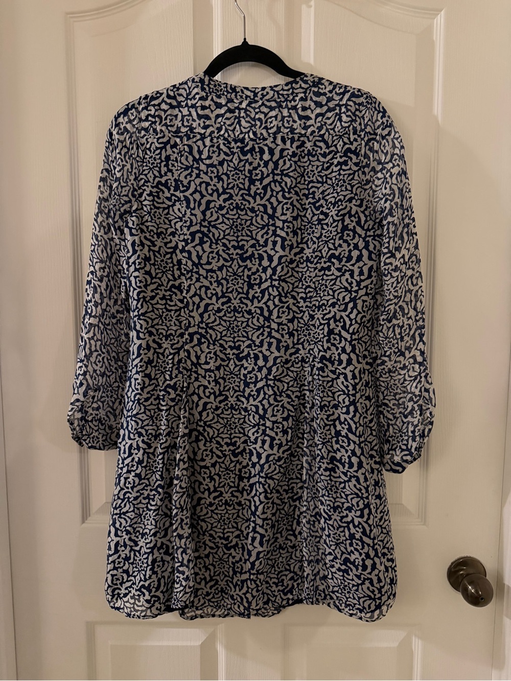 Vineyard Vines Blue Printed Women’s Swim Cover-Up Dress - Picture 3 of 5